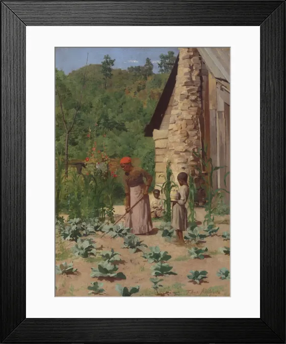 Framed Print : The Way They Live, 1879. Creator: Thomas Pollock Anshutz Framed Print : The Way They Live, 1879. Creator: Thomas Pollock Anshutz