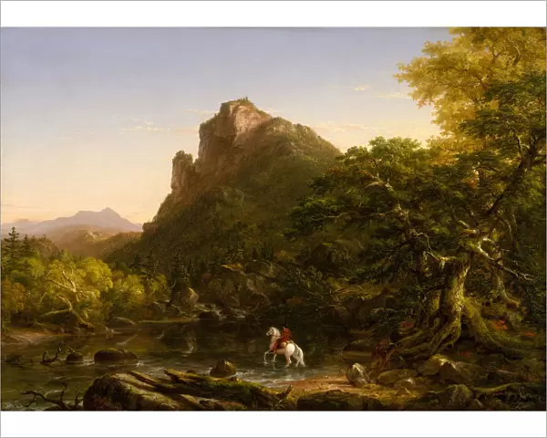 The Mountain Ford, 1846. Creator: Thomas Cole