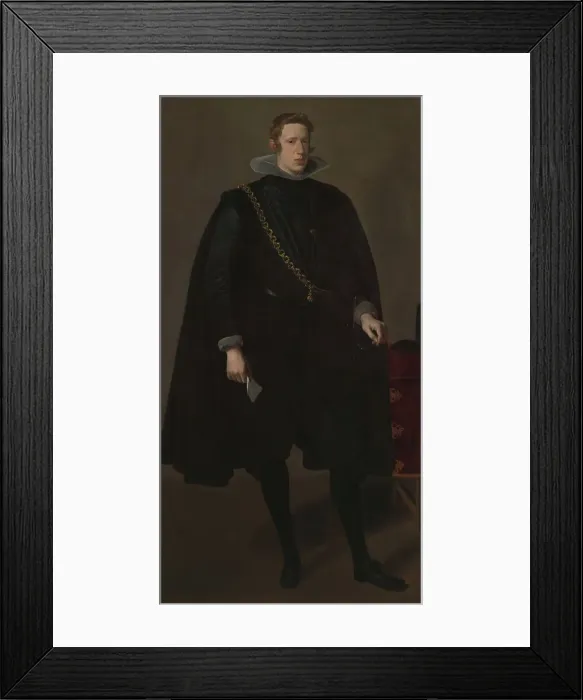 Framed Print : Philip IV (1605-1665), King of Spain, probably 1624. Creator: Diego Velasquez Framed Print : Philip IV (1605-1665), King of Spain, probably 1624. Creator: Diego Velasquez