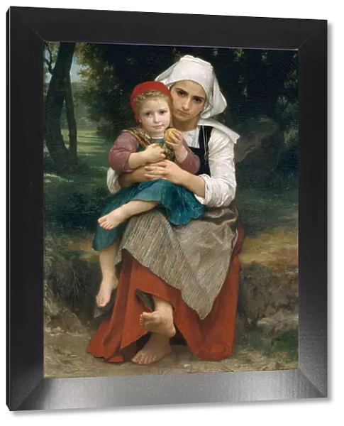 Breton Brother and Sister, 1871. Creator: William-Adolphe Bouguereau