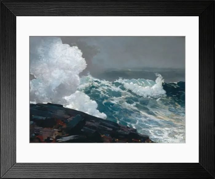 Framed Print : Northeaster, 1895; reworked by 1901. Creator: Winslow Homer Framed Print : Northeaster, 1895; reworked by 1901. Creator: Winslow Homer