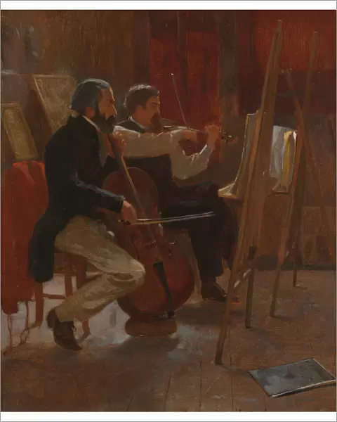 The Studio, 1867. Creator: Winslow Homer