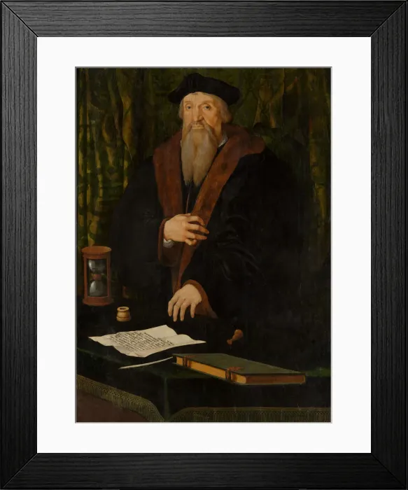 Framed Print : Portrait of a Man, Possibly Jean de Langeac (died 1541), Bishop of Limoges. Creator Framed Print : Portrait of a Man, Possibly Jean de Langeac (died 1541), Bishop of Limoges. Creator