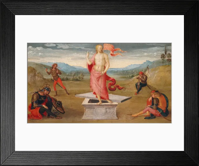 Framed Print : The Resurrection. Creator: Perugino Framed Print : The Resurrection. Creator: Perugino