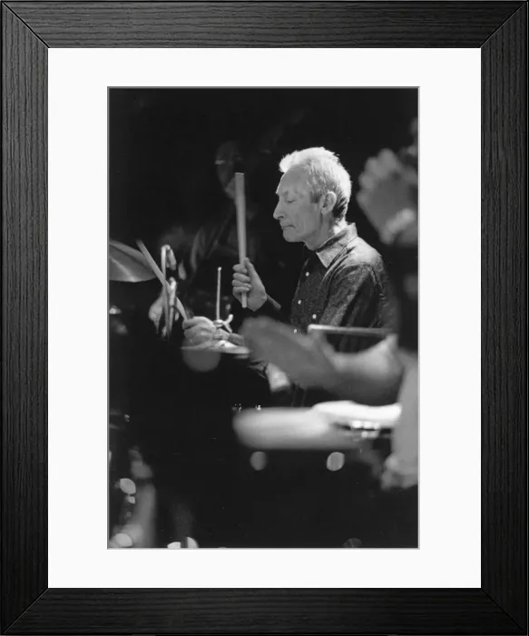 Framed Print : Charlie Watts Tentet, Ronnie Scotts, 2001. Creator: Brian Foskett Framed Print : Charlie Watts Tentet, Ronnie Scotts, 2001. Creator: Brian Foskett