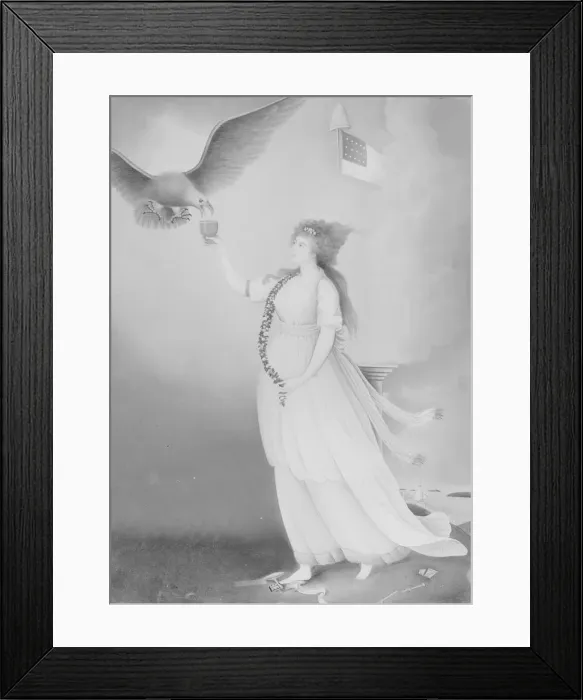 Framed Print : Liberty, ca. 1800. Creator: Unknown