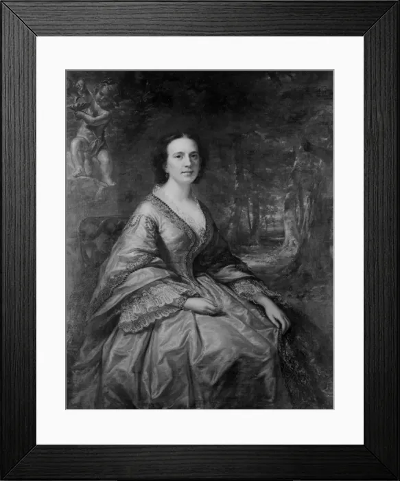 Framed Print : Mrs. Birdsall Cornell, 1860. Creator: Daniel Huntington Framed Print : Mrs. Birdsall Cornell, 1860. Creator: Daniel Huntington