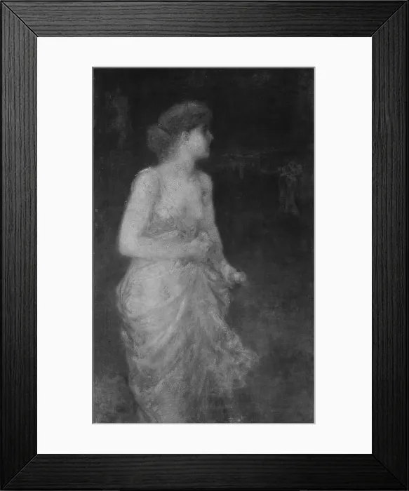 Framed Print : Nydia, 1882. Creator: George Fuller Framed Print : Nydia, 1882. Creator: George Fuller