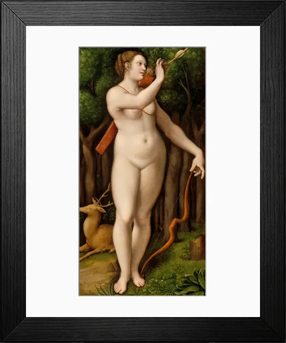 Framed Print : Diana the Huntress. Creator: Giovanni Pietro Rizzoli Framed Print : Diana the Huntress. Creator: Giovanni Pietro Rizzoli