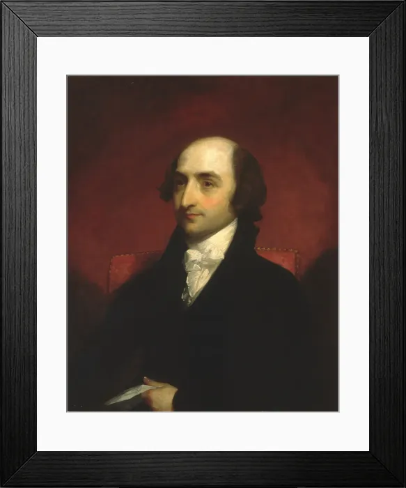 Framed Print : Albert Gallatin, ca. 1803. Creator: Gilbert Stuart Framed Print : Albert Gallatin, ca. 1803. Creator: Gilbert Stuart