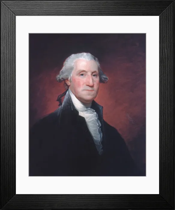 Framed Print : George Washington, ca. 1798-1800. Creator: Gilbert Stuart Framed Print : George Washington, ca. 1798-1800. Creator: Gilbert Stuart