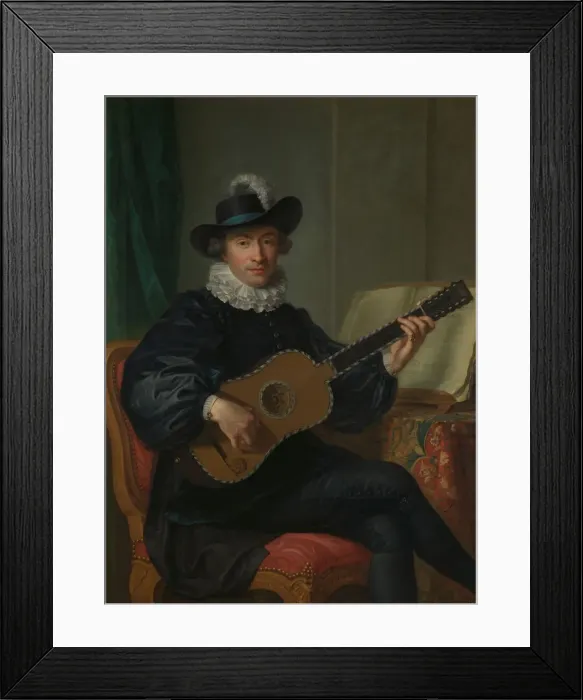Framed Print : Portrait of Monsieur Aublet, ca. 1782. Creator: Guillaume Voiriot Framed Print : Portrait of Monsieur Aublet, ca. 1782. Creator: Guillaume Voiriot