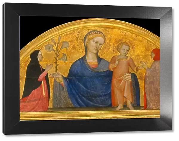 Madonna and Child with Donors, ca. 1365. Creator: Giovanni da Milano