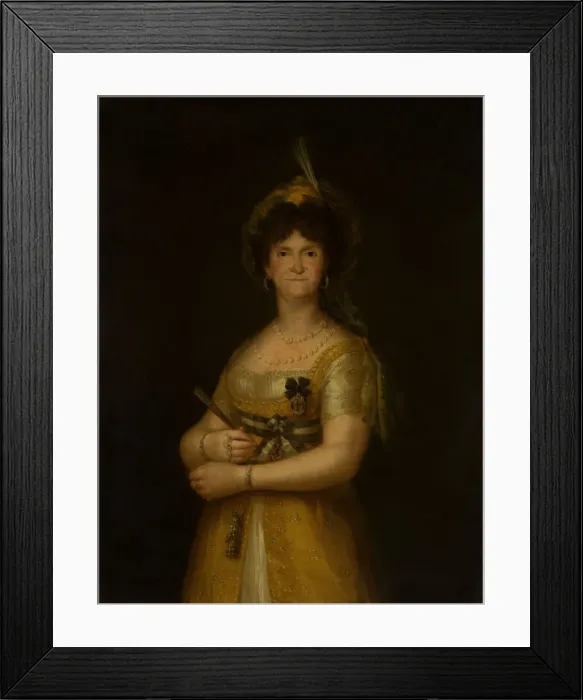 Framed Print : Maria Luisa of Parma (1751-1819), Queen of Spain. Creator: Unknown Framed Print : Maria Luisa of Parma (1751-1819), Queen of Spain. Creator: Unknown