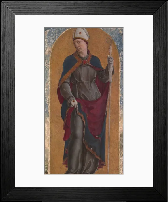 Framed Print : Saint Louis of Toulouse, 1484?. Creator: Cosme Tura Framed Print : Saint Louis of Toulouse, 1484?. Creator: Cosme Tura