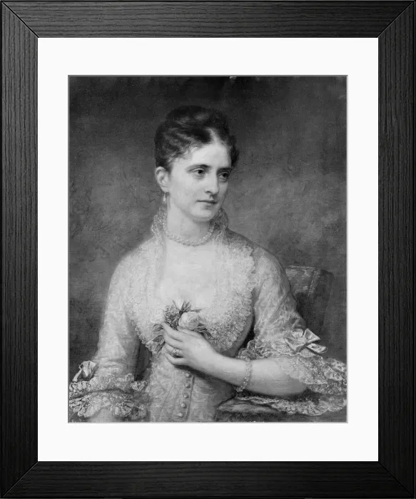 Framed Print : Mrs. Sylvester Dering, 1878. Creator: Daniel Huntington Framed Print : Mrs. Sylvester Dering, 1878. Creator: Daniel Huntington