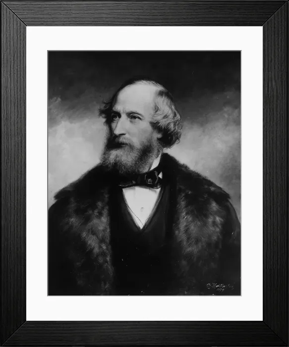 Framed Print : Cyrus W. Field, 1879. Creator: Daniel Huntington Framed Print : Cyrus W. Field, 1879. Creator: Daniel Huntington