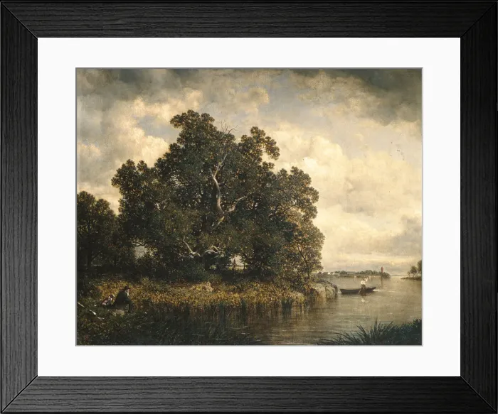 Framed Print : Bayside, New Rochelle, New York, 1886. Creator: David Johnson Framed Print : Bayside, New Rochelle, New York, 1886. Creator: David Johnson