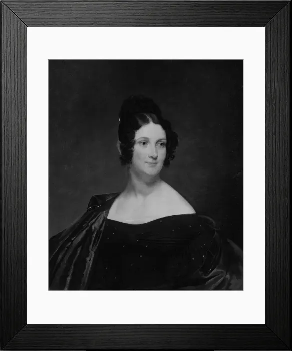 Framed Print : Eunice Harriet Brigham, ca. 1835. Creator: Chester Harding Framed Print : Eunice Harriet Brigham, ca. 1835. Creator: Chester Harding