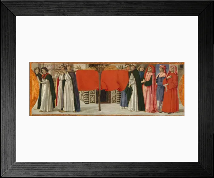 Framed Print : The Burial of Saint Zenobius, ca. 1479. Creator: Davide Ghirlandaio Framed Print : The Burial of Saint Zenobius, ca. 1479. Creator: Davide Ghirlandaio