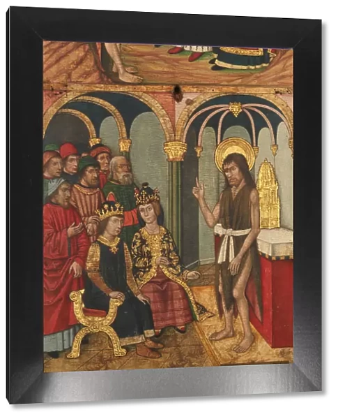 Panel of Saint John the Baptist with Scenes from His Life, 1464-1507. Creator: Domingo Ram