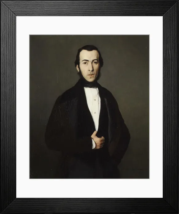 Framed Print : Portrait of a Man. Creator: Unknown Framed Print : Portrait of a Man. Creator: Unknown