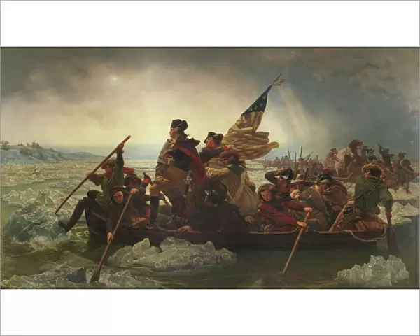 Washington Crossing the Delaware, 1851. Creator: Emanuel Gottlieb Leutze