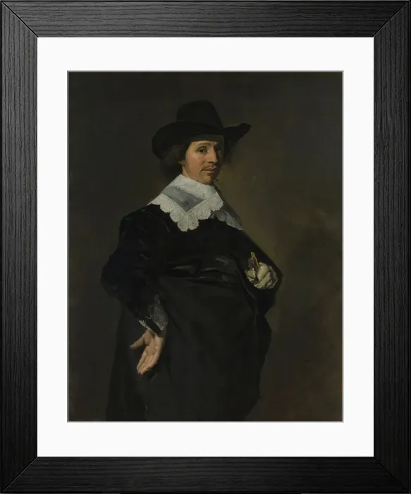 Framed Print : Paulus Verschuur (1606-1667), 1643. Creator: Frans Hals Framed Print : Paulus Verschuur (1606-1667), 1643. Creator: Frans Hals