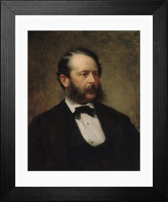 Framed Print : John F. Kensett, 1875. Creator: George Augustus Baker Framed Print : John F. Kensett, 1875. Creator: George Augustus Baker
