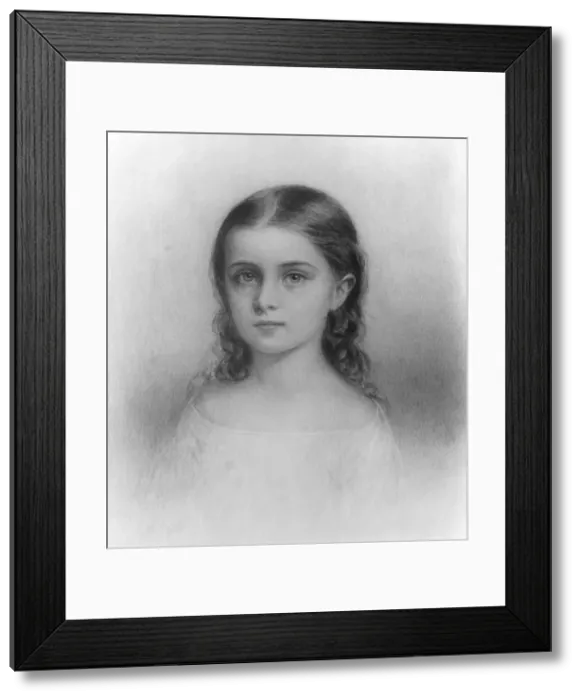 Framed Print : Ida Cushman, ca. 1856. Creator: George Hewitt Cushman Framed Print : Ida Cushman, ca. 1856. Creator: George Hewitt Cushman