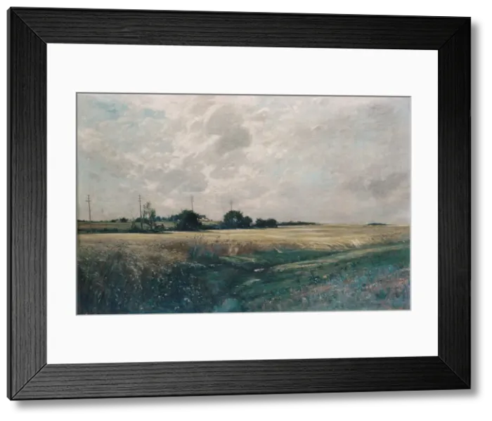 Framed Print : Broad Acres, 1887. Creator: Edward Gay Framed Print : Broad Acres, 1887. Creator: Edward Gay