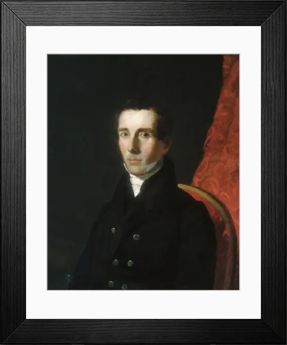 Framed Print : Moses Pond, 1832. Creator: George Peter Alexander Healy Framed Print : Moses Pond, 1832. Creator: George Peter Alexander Healy