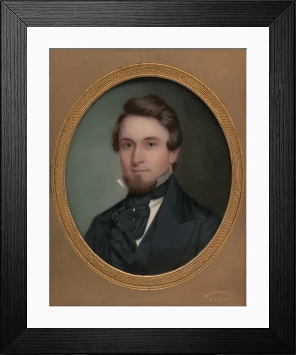 Framed Print : John Wood Dodge, ca. 1836-37. Creator: Edward S. Dodge Framed Print : John Wood Dodge, ca. 1836-37. Creator: Edward S. Dodge