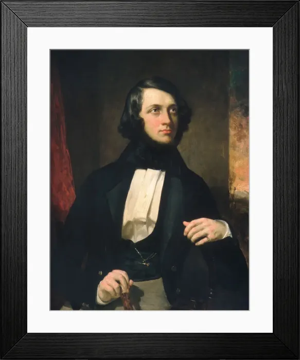 Framed Print : Alexander Van Rensselaer, 1837. Creator: George Peter Alexander Healy Framed Print : Alexander Van Rensselaer, 1837. Creator: George Peter Alexander Healy