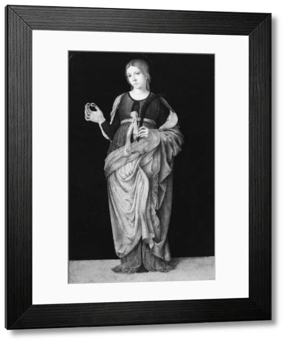 Framed Print : Saint Lucy. Creator: Francesco Zaganelli Framed Print : Saint Lucy. Creator: Francesco Zaganelli