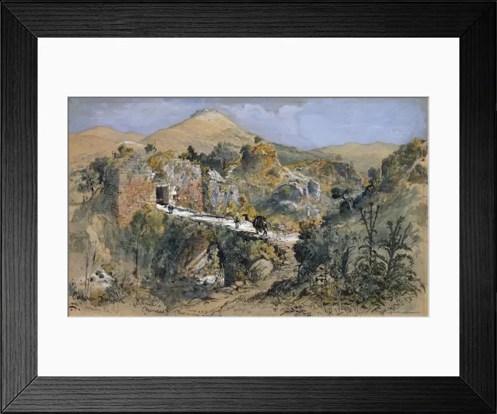 Framed Print : Caesarea Philippi (Banias). Creator: Harry Fenn Framed Print : Caesarea Philippi (Banias). Creator: Harry Fenn