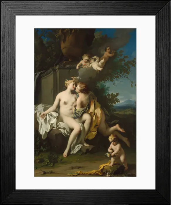 Framed Print : Flora and Zephyr, 1730s. Creator: Jacopo Amigoni Framed Print : Flora and Zephyr, 1730s. Creator: Jacopo Amigoni