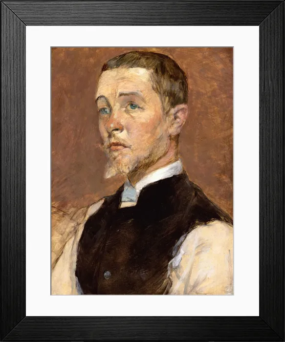 Framed Print : Albert (Rene) Grenier (1858-1925), 1887. Creator: Henri de Toulouse-Lautrec Framed Print : Albert (Rene) Grenier (1858-1925), 1887. Creator: Henri de Toulouse-Lautrec