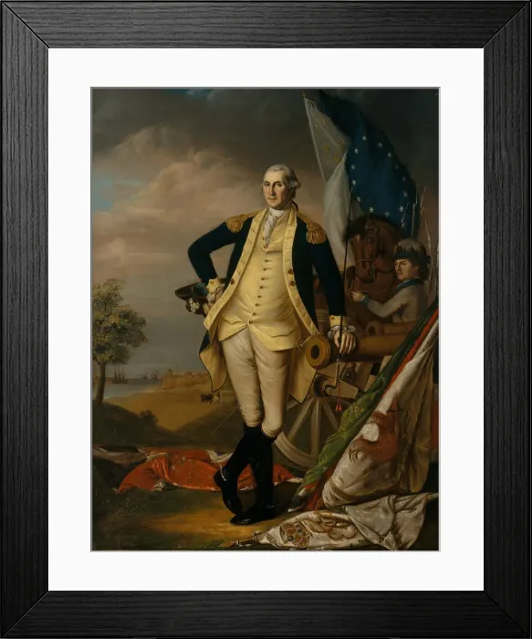 Framed Print : George Washington, ca. 1782. Creator: James Peale Framed Print : George Washington, ca. 1782. Creator: James Peale
