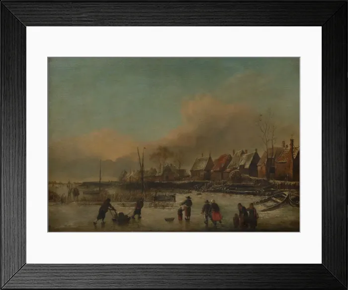 Framed Print : Winter Scene. Creator: Unknown Framed Print : Winter Scene. Creator: Unknown