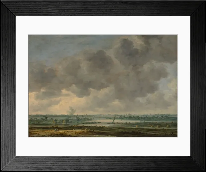 Framed Print : View of Haarlem and the Haarlemmer Meer, 1646. Creator: Jan van Goyen Framed Print : View of Haarlem and the Haarlemmer Meer, 1646. Creator: Jan van Goyen
