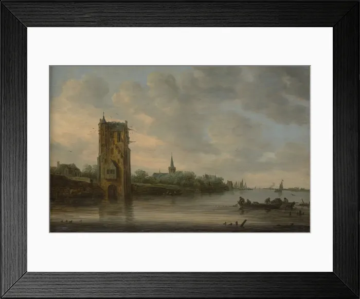 Framed Print : The Pelkus Gate near Utrecht, 1646. Creator: Jan van Goyen Framed Print : The Pelkus Gate near Utrecht, 1646. Creator: Jan van Goyen