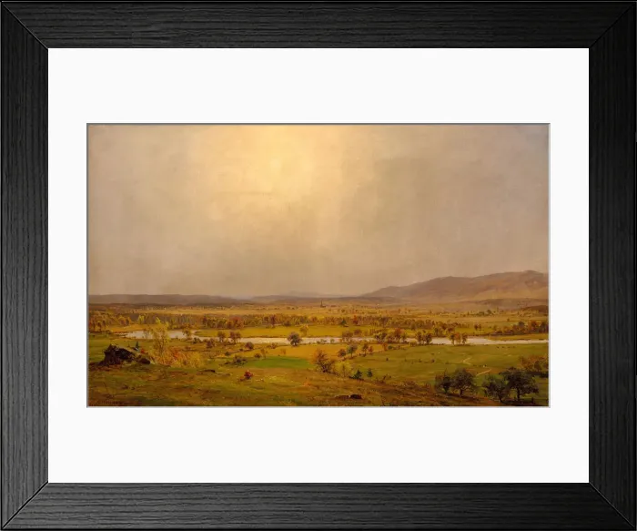 Framed Print : Pompton Plains, New Jersey, 1867. Creator: Jasper Francis Cropsey Framed Print : Pompton Plains, New Jersey, 1867. Creator: Jasper Francis Cropsey