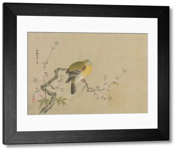 Framed Print : Album of Copies of Chinese Paintings, 17th century. Creator: Kano Yoboku Tsunenobu