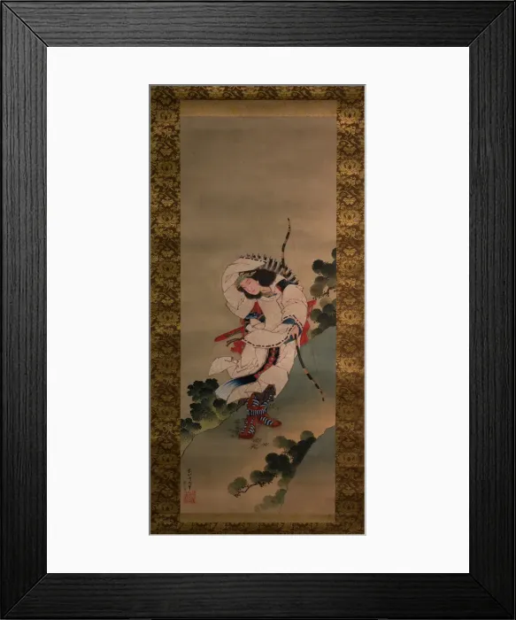 Framed Print : The Legendary Empress Jingu, dated 1847. Creator: Studio of Katsushika Hokusai Framed Print : The Legendary Empress Jingu, dated 1847. Creator: Studio of Katsushika Hokusai