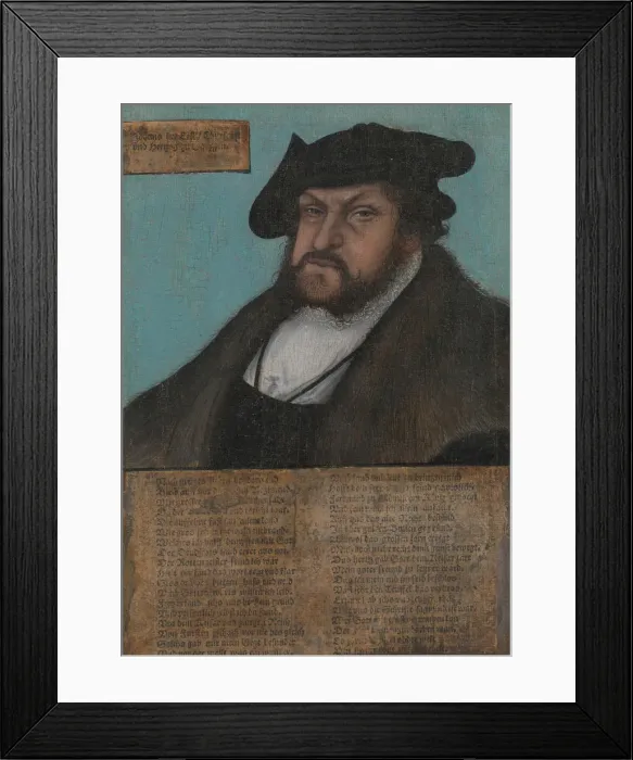 Framed Print : Johann I (1468-1532), the Constant, Elector of Saxony, 1532-33. Creator: Workshop Framed Print : Johann I (1468-1532), the Constant, Elector of Saxony, 1532-33. Creator: Workshop