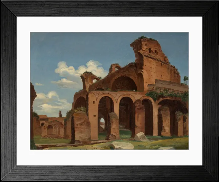 Framed Print : The Basilica of Constantine, Rome, 1830. Creator: Michael Neher Framed Print : The Basilica of Constantine, Rome, 1830. Creator: Michael Neher