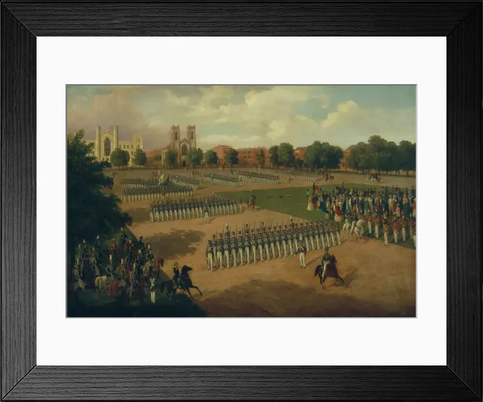 Framed Print : Seventh Regiment on Review, Washington Square, New York, 1851. Creator: Otto Boetticher Framed Print : Seventh Regiment on Review, Washington Square, New York, 1851. Creator: Otto Boetticher