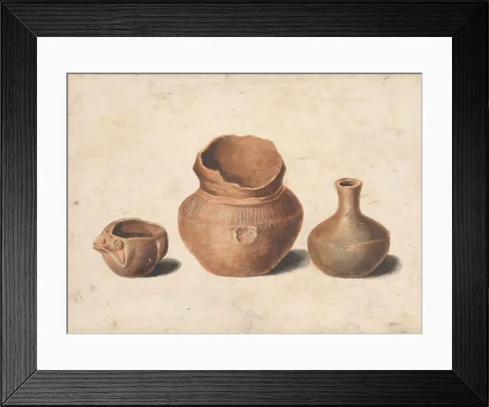 Framed Print : Indian Antiquities (Copy after Engraving in American Medical and Philosophical Register, 1812) Framed Print : Indian Antiquities (Copy after Engraving in American Medical and Philosophical Register, 1812)