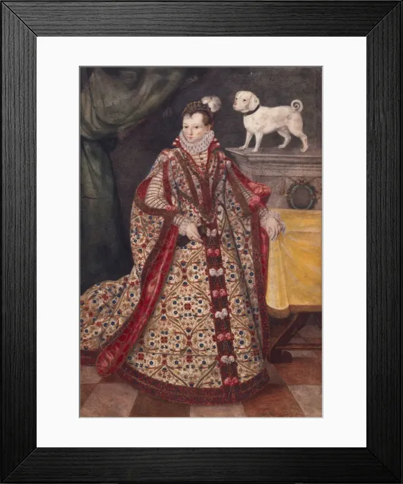 Framed Print : Portrait of a Moravian Woman. Creator: Pieter Pietersz the Younger Framed Print : Portrait of a Moravian Woman. Creator: Pieter Pietersz the Younger